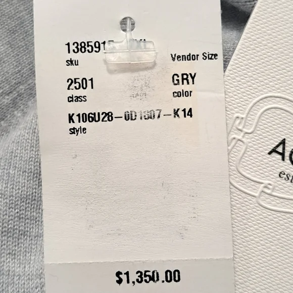 $1,300 Agnona NWT Cashmere & Silk Pullover Sweater Size XXL ON SALE $499 - Picture 8 of 8